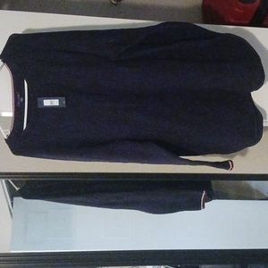 Tommy Hilfiger plus size sweater, XXL, red, navy blue and white